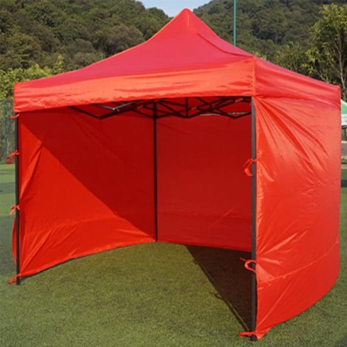 3m x 3m pop-up canopy tent for sale in Kenya — zip-up sidewalls for stalls