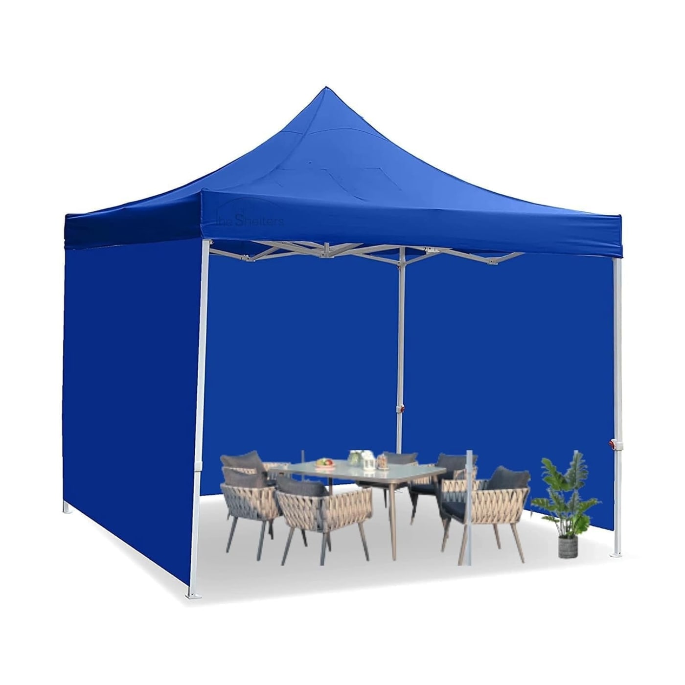 Compact 3m x 3m pop-up canopy tent packed for Kenya delivery
